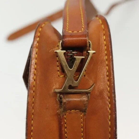 Authentic LOUIS VUITTON Nomad leather Jeune Fille PM Shoulder Bag Beige LV - Picture 2 of 16